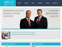 Tablet Screenshot of nrslifespan.com